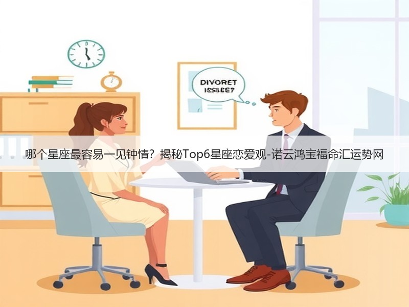 哪个星座最容易一见钟情？揭秘Top6星座恋爱观-诺云鸿宝福命汇运势网