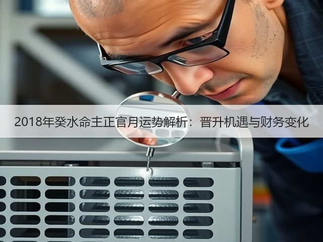 2018年癸水命主正官月运势解析:晋升机遇与财务变化(图1) 2018年癸水命主正官月运势解析:晋升机遇与财务变化(图1)