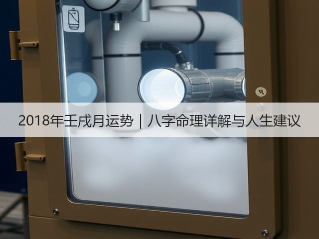 2018年壬戌月运势｜八字命理详解与人生建议(图2)