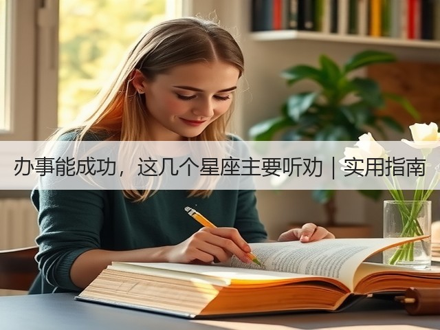 办事能成功,这几个星座主要听劝|实用指南(图2) 办事能成功,这几个星座主要听劝|实用指南(图2)
