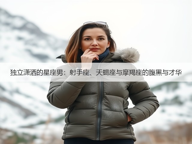 独立潇洒的星座男:射手座、天蝎座与摩羯座的腹黑与才华(图1) 独立潇洒的星座男:射手座、天蝎座与摩羯座的腹黑与才华(图1)