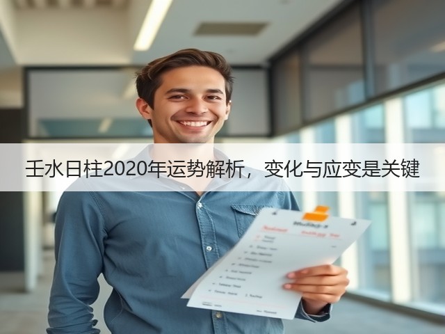 壬水日柱2020年运势解析，变化与应变是关键(图2)