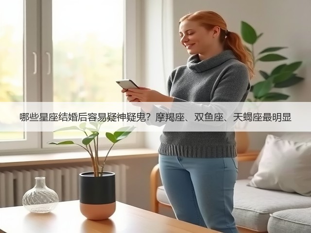 哪些星座结婚后容易疑神疑鬼?摩羯座、双鱼座、天蝎座最明显(图3) 哪些星座结婚后容易疑神疑鬼?摩羯座、双鱼座、天蝎座最明显(图3)