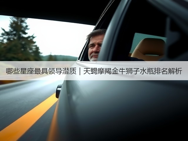 哪些星座最具领导潜质|天蝎摩羯金牛狮子水瓶排名解析(图3) 哪些星座最具领导潜质|天蝎摩羯金牛狮子水瓶排名解析(图3)