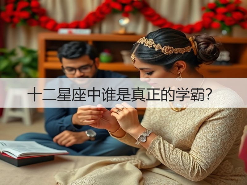 十二星座中谁是真正的学霸？
