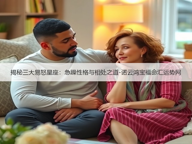 揭秘三大易怒星座：急躁性格与相处之道-诺云鸿宝福命汇运势网(图1)