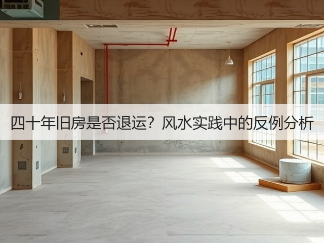 四十年旧房是否退运？风水实践中的反例分析(图2)