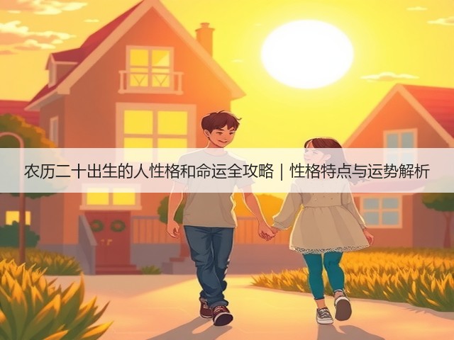 农历二十出生的人性格和命运全攻略|性格特点与运势解析(图3) 农历二十出生的人性格和命运全攻略|性格特点与运势解析(图3)