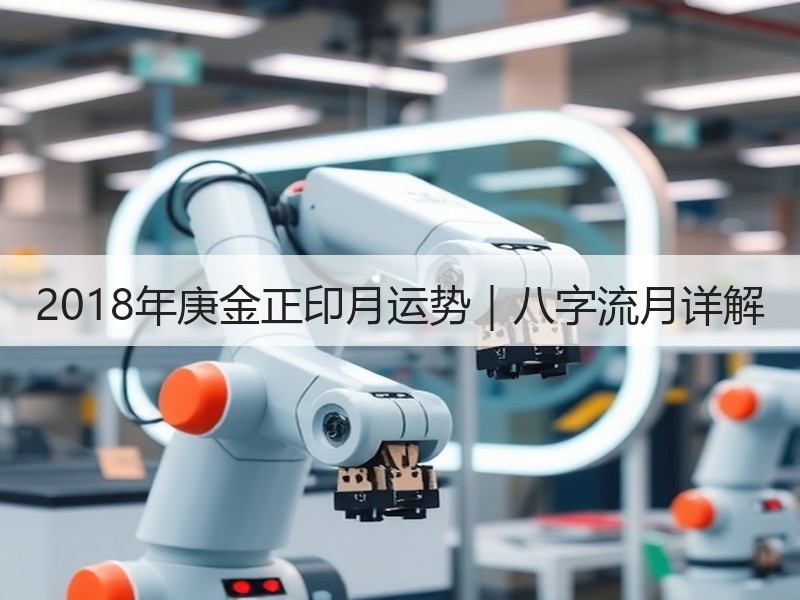 2018年庚金正印月运势｜八字流月详解