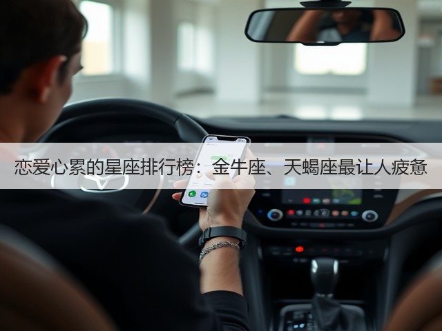 恋爱心累的星座排行榜：金牛座、天蝎座最让人疲惫(图2)