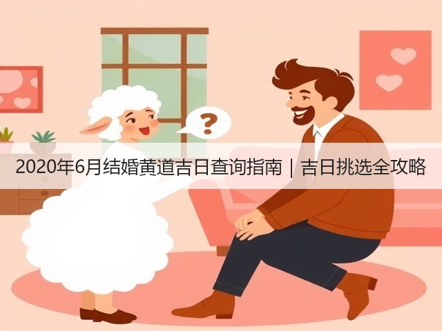 2020年6月结婚黄道吉日查询指南｜吉日挑选全攻略(图2)