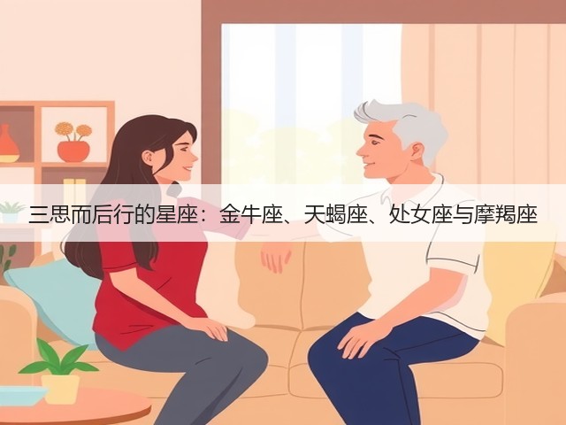 三思而后行的星座:金牛座、天蝎座、处女座与摩羯座(图1) 三思而后行的星座:金牛座、天蝎座、处女座与摩羯座(图1)