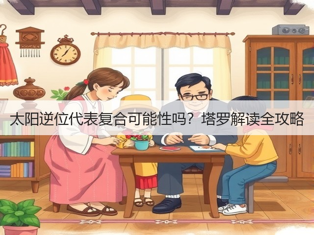 太阳逆位代表复合可能性吗?塔罗解读全攻略(图1) 太阳逆位代表复合可能性吗?塔罗解读全攻略(图1)