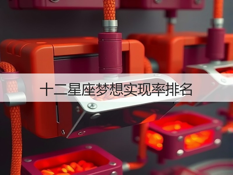 十二星座梦想实现率排名