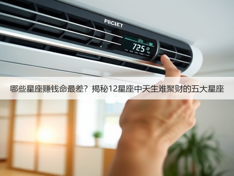 哪些星座赚钱命最差？揭秘12星座中天生难聚财的五大星座