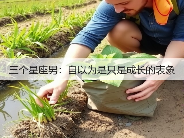三个星座男：自以为是只是成长的表象(图1)