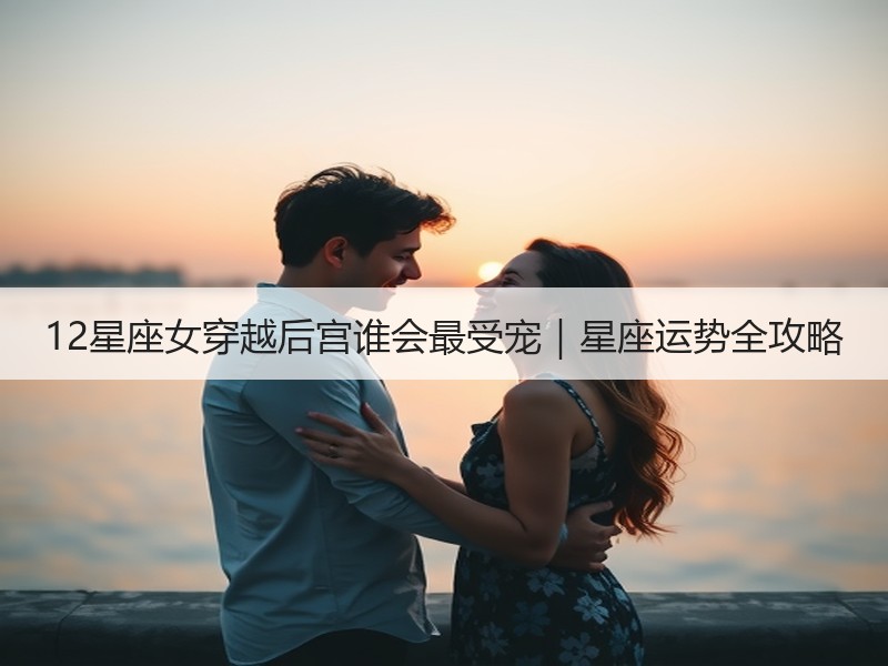 12星座女穿越后宫谁会最受宠｜星座运势全攻略