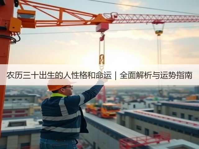 农历三十出生的人性格和命运|全面解析与运势指南(图2) 农历三十出生的人性格和命运|全面解析与运势指南(图2)