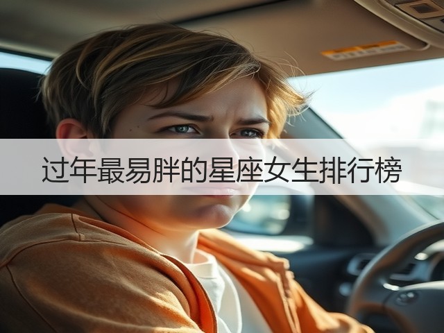 过年最易胖的星座女生排行榜(图2)