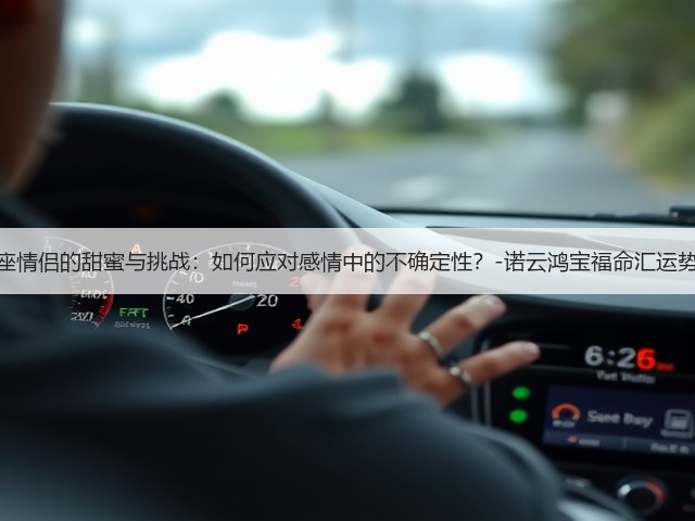 星座情侣的甜蜜与挑战:如何应对感情中的不确定性?-诺云鸿宝福命汇运势网(图2) 星座情侣的甜蜜与挑战:如何应对感情中的不确定性?-诺云鸿宝福命汇运势网(图2)