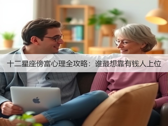十二星座傍富心理全攻略:谁最想靠有钱人上位(图1) 十二星座傍富心理全攻略:谁最想靠有钱人上位(图1)