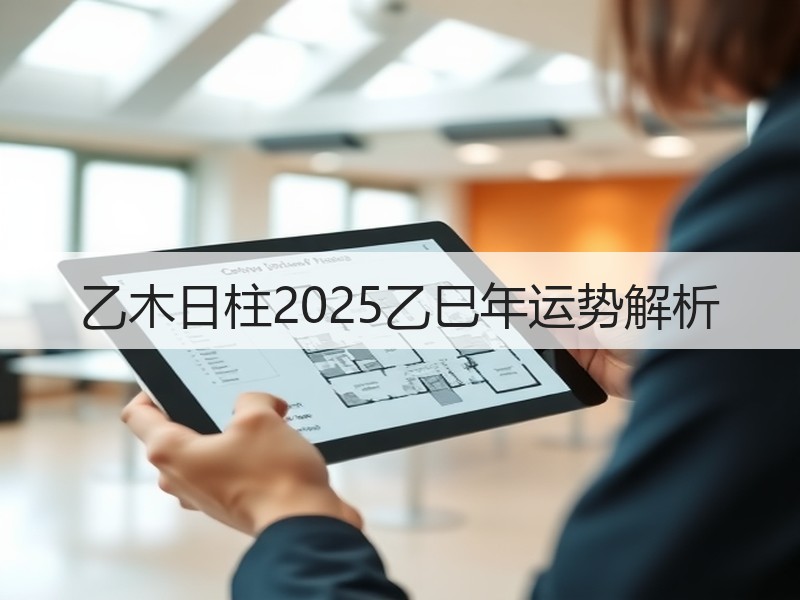 乙木日柱2025乙巳年运势解析