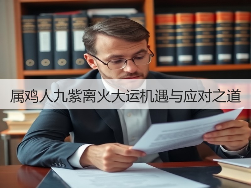 属鸡人九紫离火大运机遇与应对之道