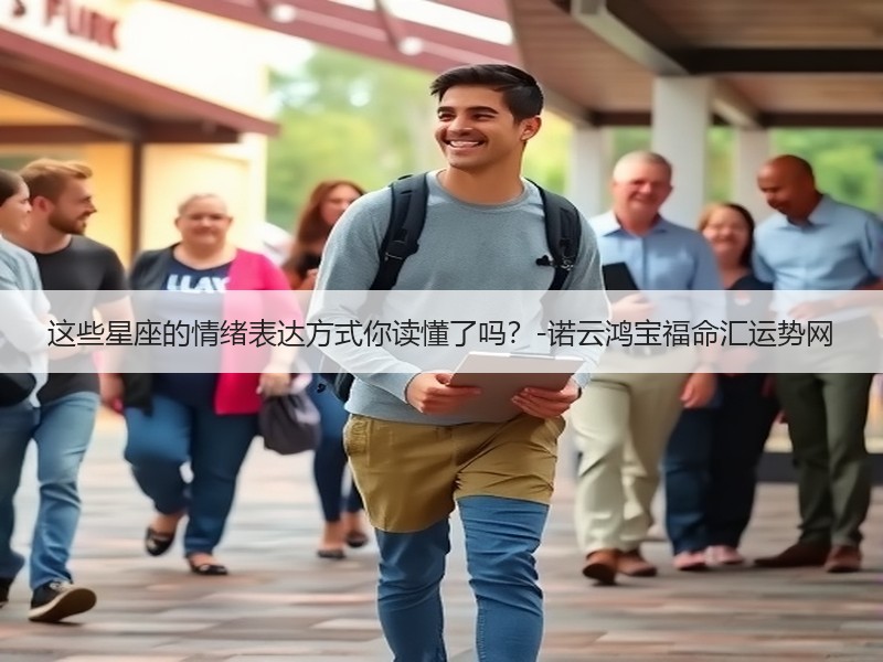 这些星座的情绪表达方式你读懂了吗？-诺云鸿宝福命汇运势网