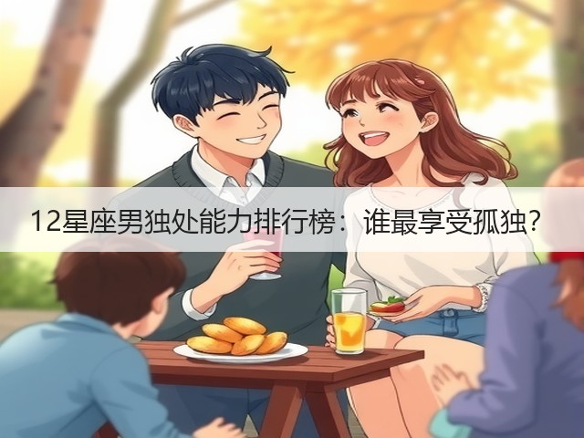 12星座男独处能力排行榜:谁最享受孤独?(图2) 12星座男独处能力排行榜:谁最享受孤独?(图2)