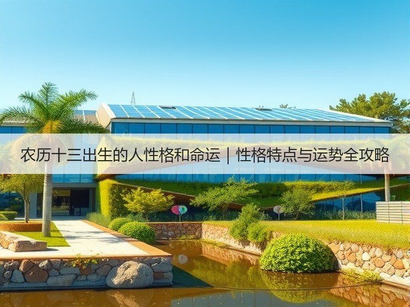 农历十三出生的人性格和命运｜性格特点与运势全攻略