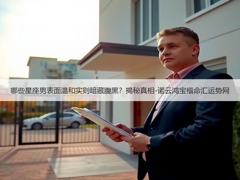 哪些星座男表面温和实则暗藏腹黑？揭秘真相-诺云鸿宝福命汇运势网