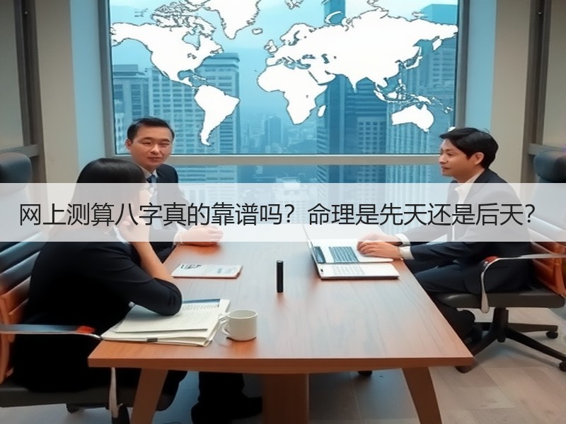 网上测算八字真的靠谱吗？命理是先天还是后天？