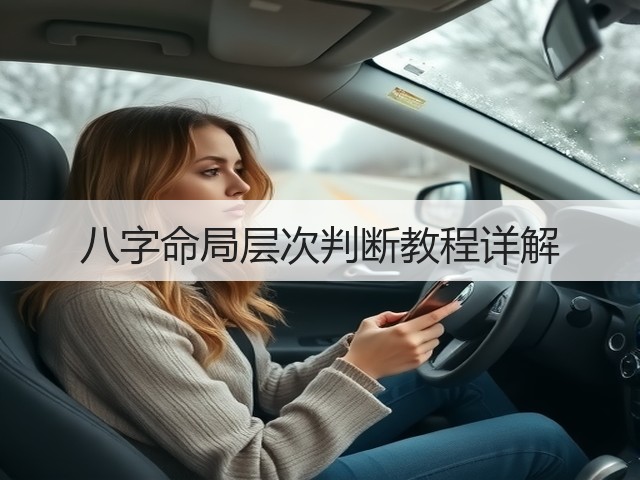 八字命局层次判断教程详解(图3) 八字命局层次判断教程详解(图3)