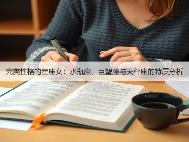 完美性格的星座女:水瓶座、巨蟹座与天秤座的特质分析(图3) 完美性格的星座女:水瓶座、巨蟹座与天秤座的特质分析(图3)