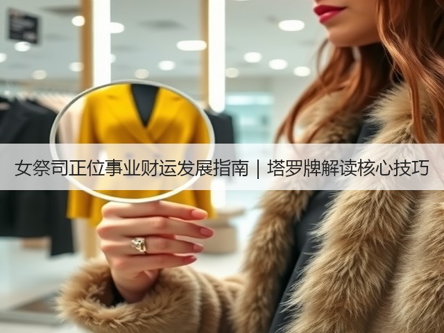 女祭司正位事业财运发展指南|塔罗牌解读核心技巧(图3) 女祭司正位事业财运发展指南|塔罗牌解读核心技巧(图3)