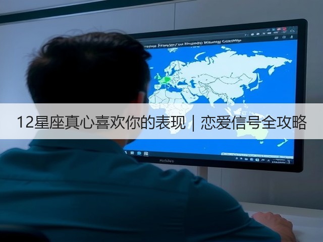 12星座真心喜欢你的表现｜恋爱信号全攻略(图1)