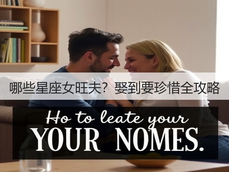 哪些星座女旺夫？娶到要珍惜全攻略
