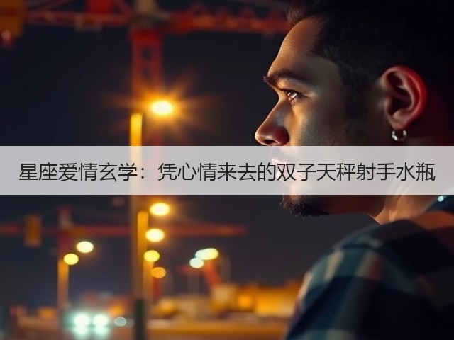 星座爱情玄学:凭心情来去的双子天秤射手水瓶(图1) 星座爱情玄学:凭心情来去的双子天秤射手水瓶(图1)