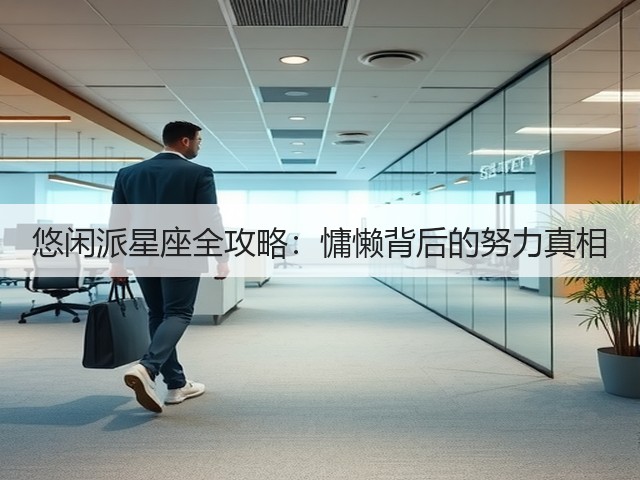 悠闲派星座全攻略：慵懒背后的努力真相(图1)