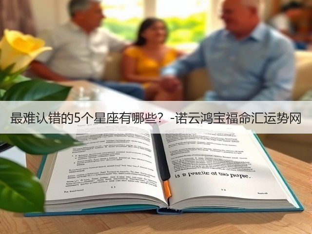 最难认错的5个星座有哪些？-诺云鸿宝福命汇运势网(图1)