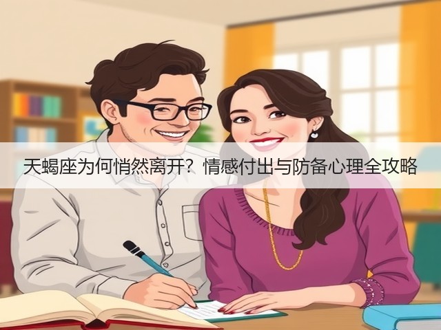 天蝎座为何悄然离开？情感付出与防备心理全攻略(图3)
