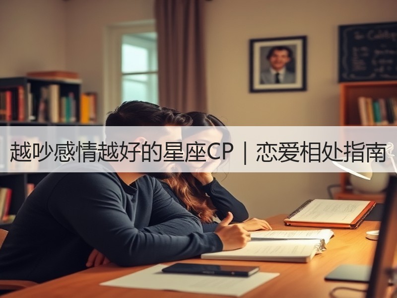 越吵感情越好的星座CP｜恋爱相处指南