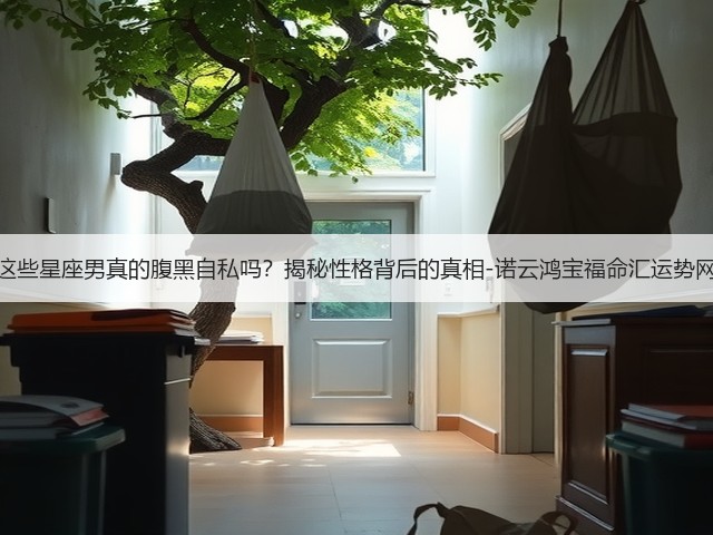 这些星座男真的腹黑自私吗？揭秘性格背后的真相-诺云鸿宝福命汇运势网(图1)
