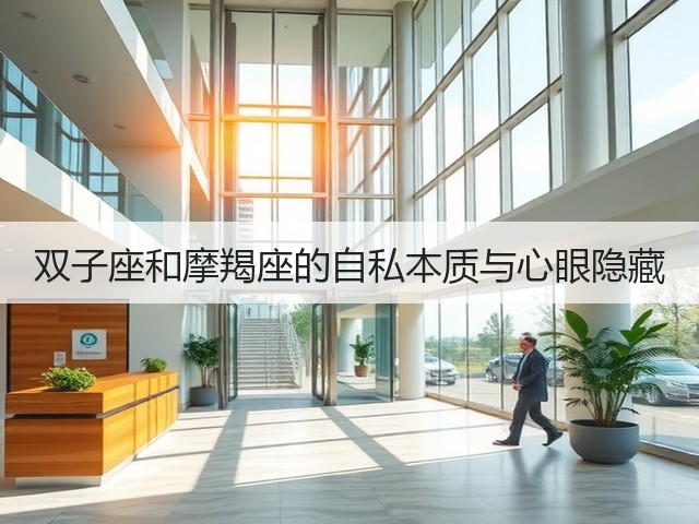 双子座和摩羯座的自私本质与心眼隐藏(图2) 双子座和摩羯座的自私本质与心眼隐藏(图2)