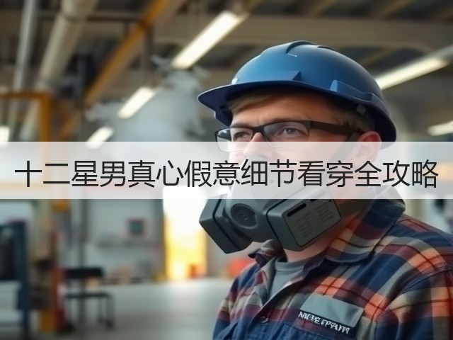 十二星男真心假意细节看穿全攻略(图1) 十二星男真心假意细节看穿全攻略(图1)