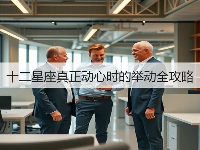 十二星座真正动心时的举动全攻略(图2) 十二星座真正动心时的举动全攻略(图2)