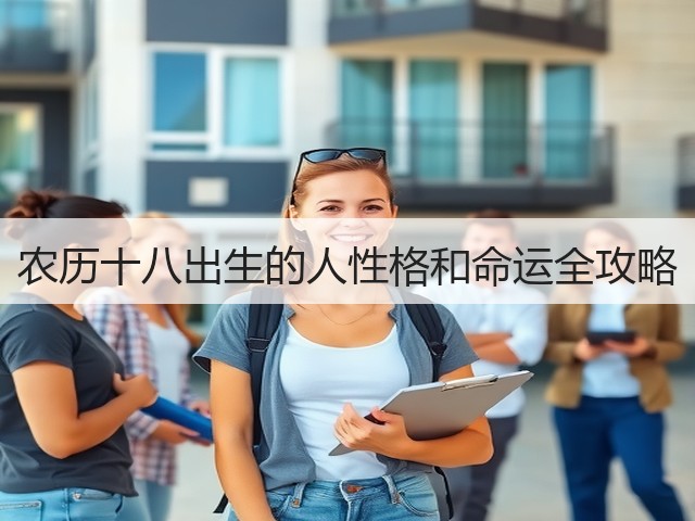 农历十八出生的人性格和命运全攻略(图2) 农历十八出生的人性格和命运全攻略(图2)