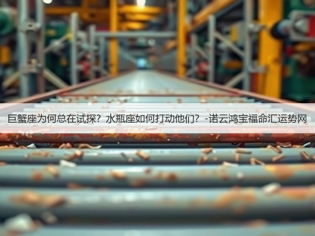 巨蟹座为何总在试探？水瓶座如何打动他们？-诺云鸿宝福命汇运势网(图3)