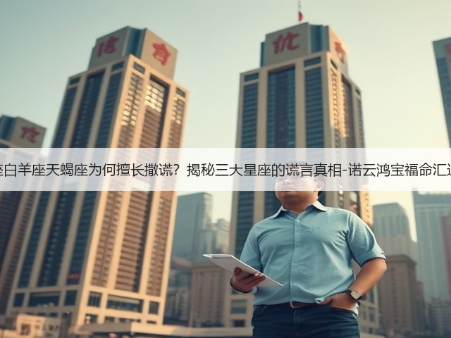 双子座白羊座天蝎座为何擅长撒谎?揭秘三大星座的谎言真相-诺云鸿宝福命汇运势网(图3) 双子座白羊座天蝎座为何擅长撒谎?揭秘三大星座的谎言真相-诺云鸿宝福命汇运势网(图3)