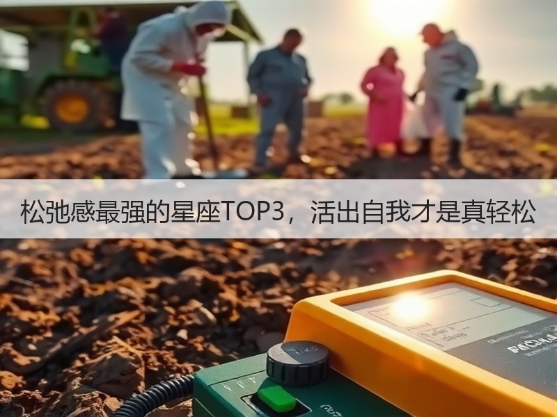 松弛感最强的星座TOP3，活出自我才是真轻松